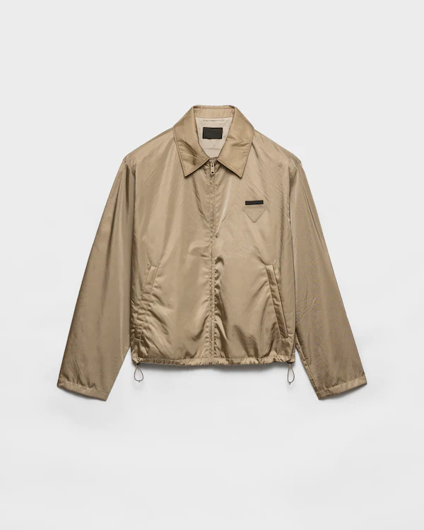 Jaqueta blouson com zíper em Re-Nylon