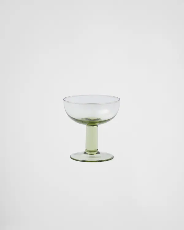 Conjunto de duas taças de champanhe em cristal - Plinth