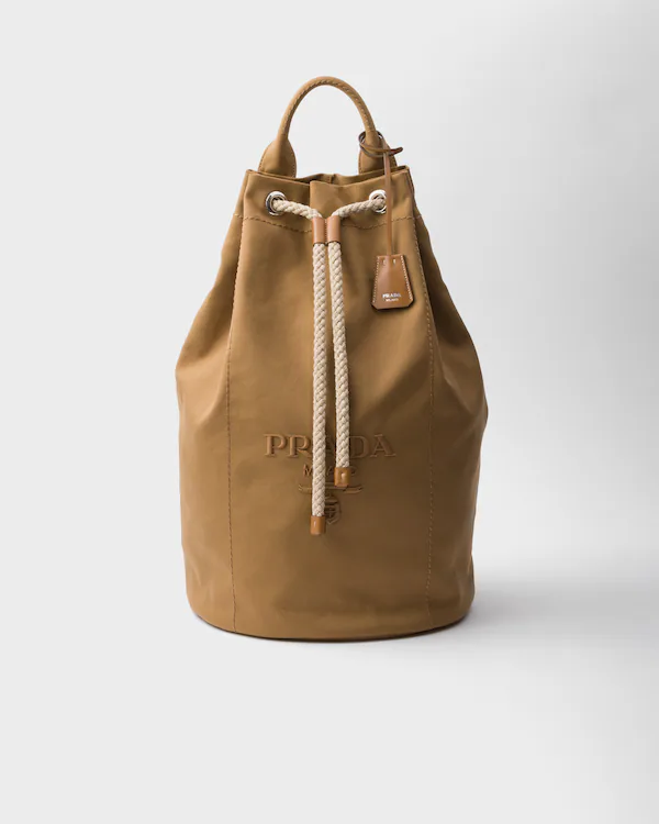 Bolsa de viagem com cordão em tecido canvas