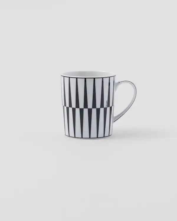 Caneca de porcelana - Listras