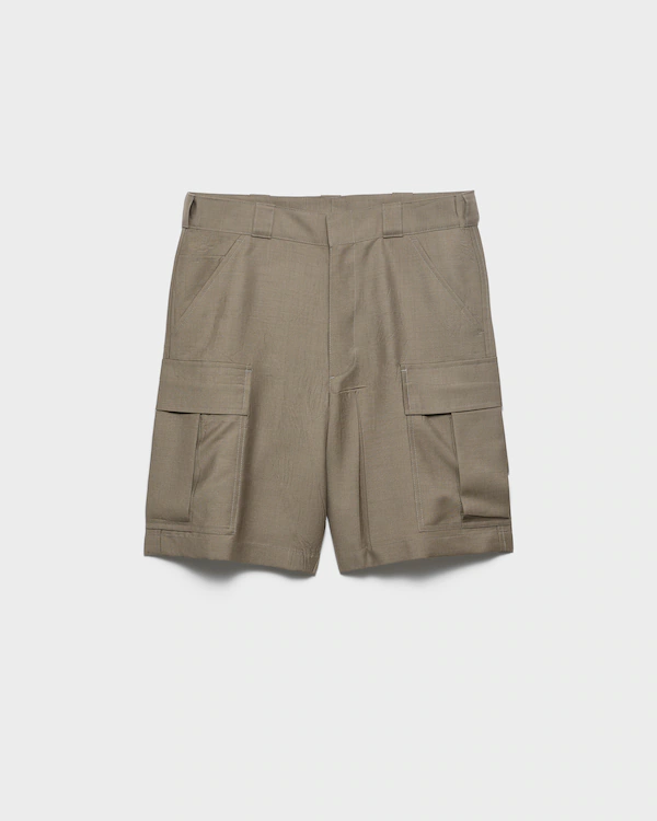 Bermudas de Mohair e Lã