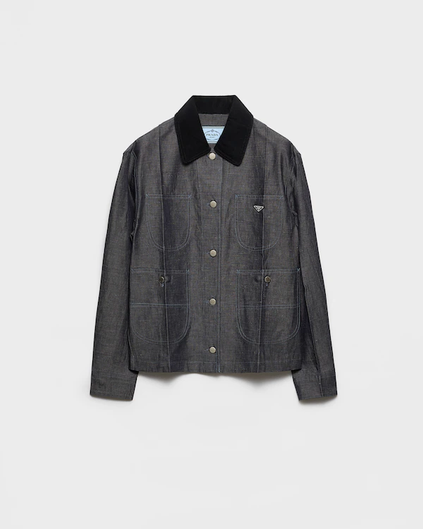 Jaqueta chambray