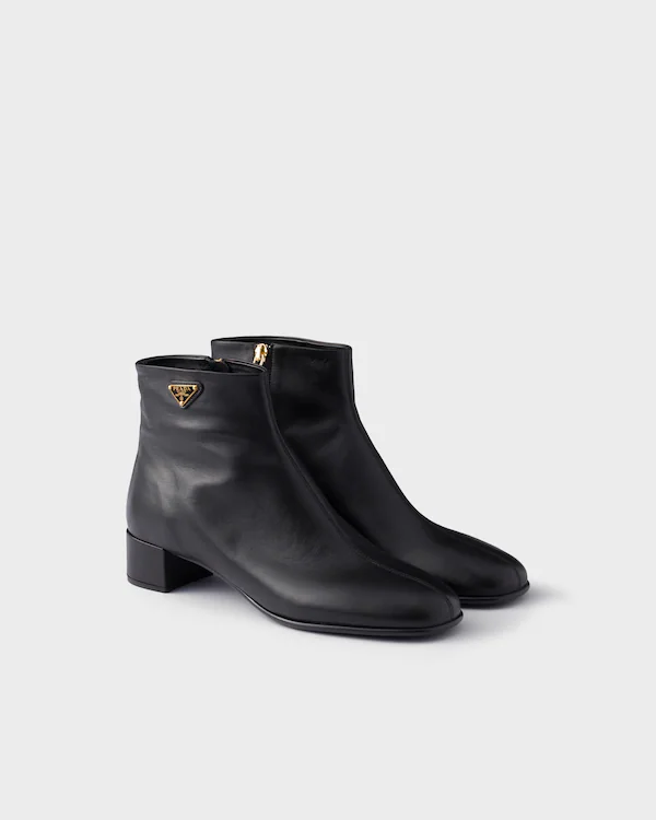Bota de couro napa