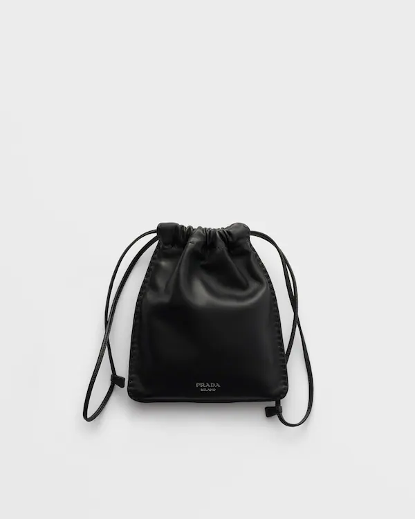 Bolsa para smartphone em couro napa