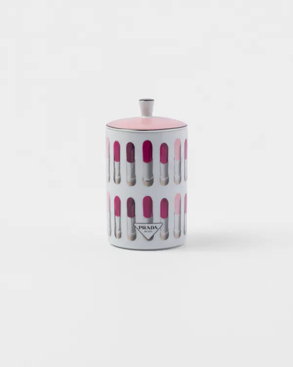Vela aromática de porcelana - Estilo Batom