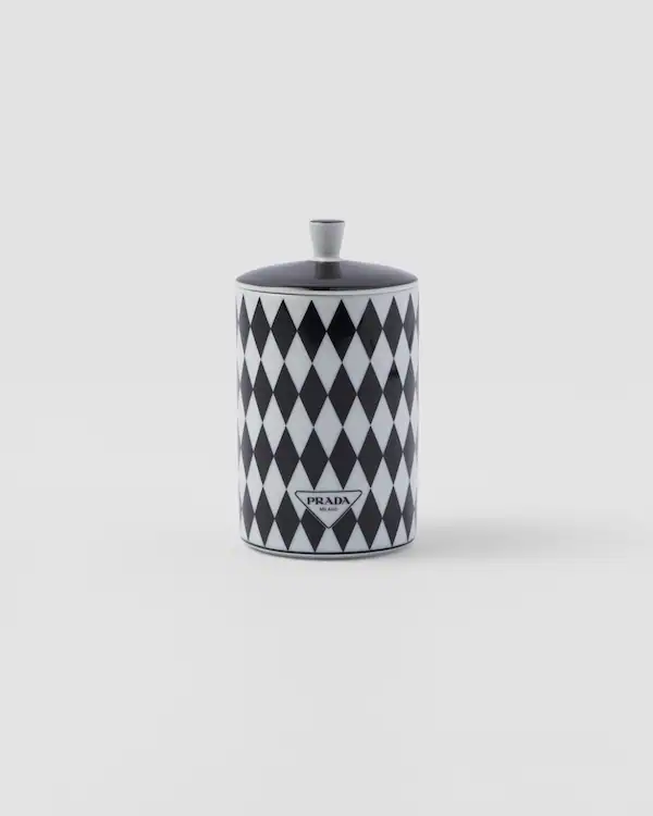 Vela aromática de porcelana - Xadrez