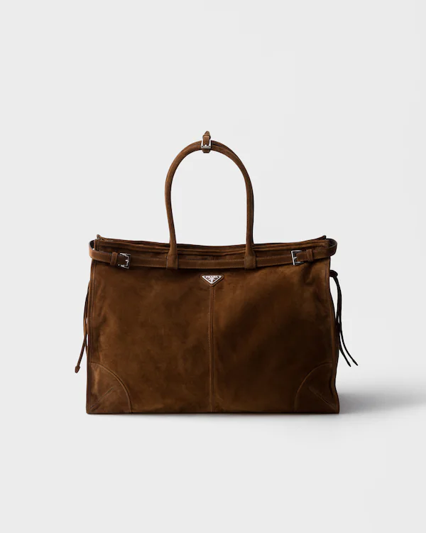 Bolsa tote de camurça Prada Bonnie