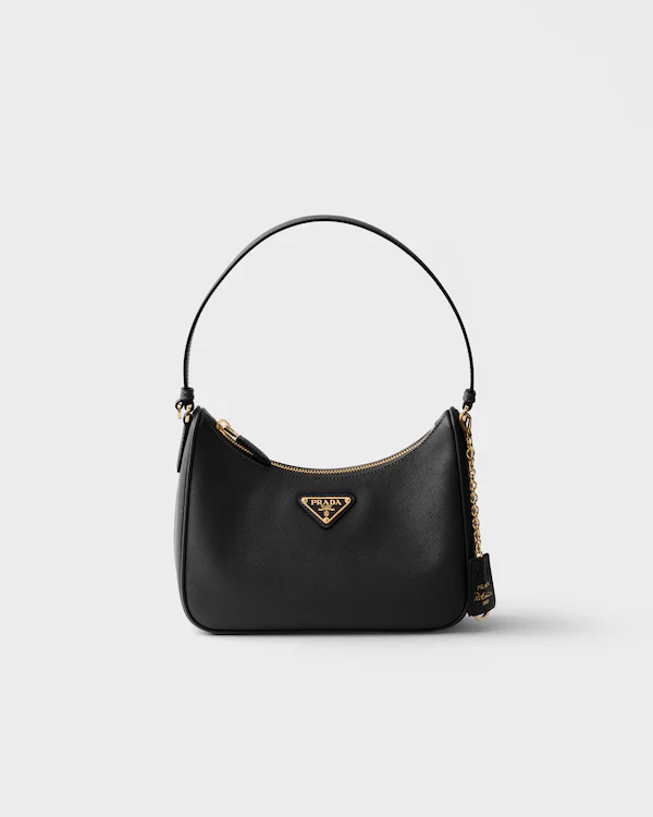 Bolsa mini de couro Saffiano Prada Re-Edition 2005