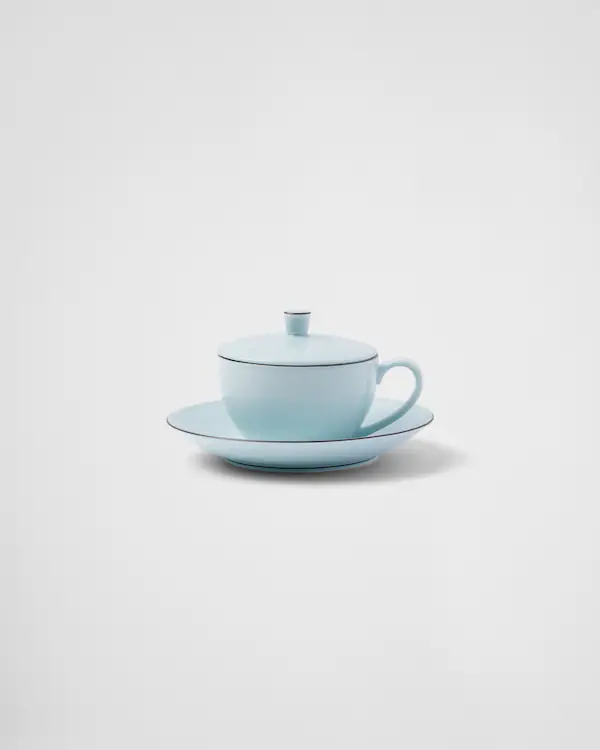 Copo de cappuccino de porcelana - Celadon