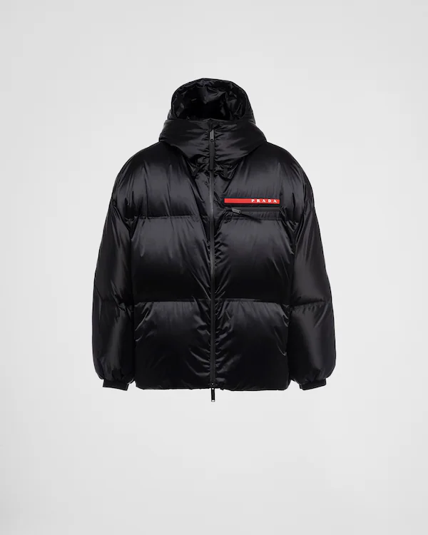 Jaqueta de penas Re-Nylon técnica oversized
