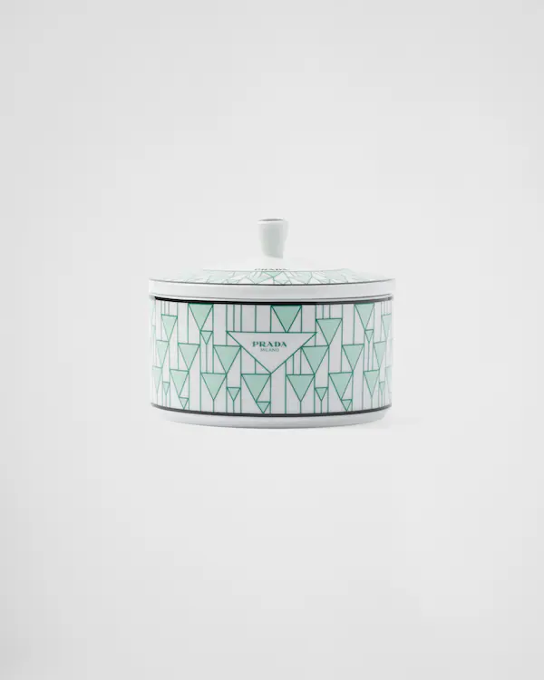 Caixa de porcelana - Verde Viena