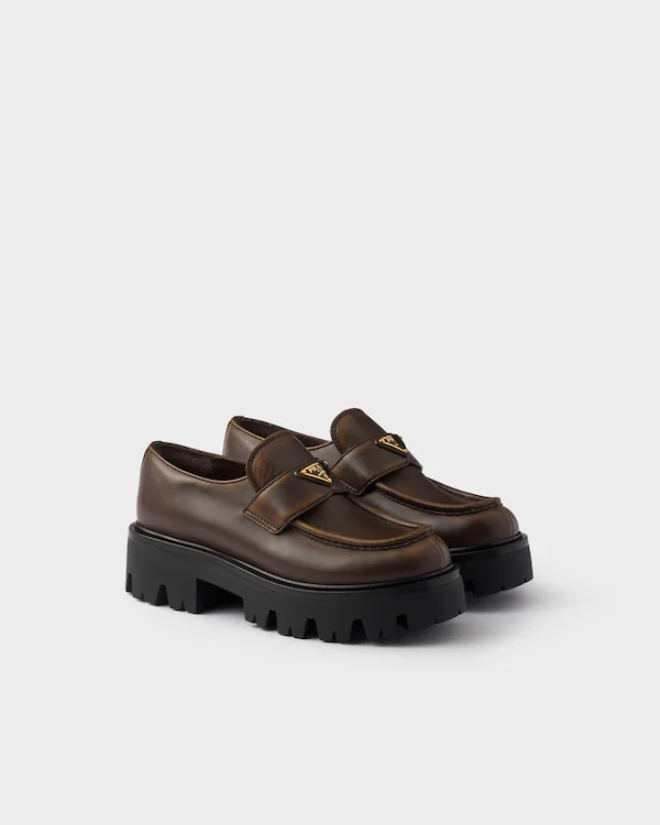 Mocassins de couro