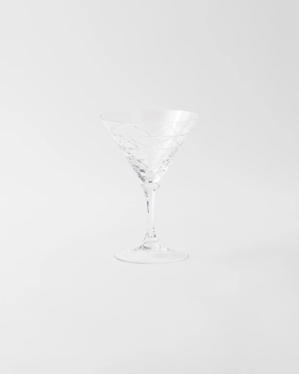 Pires de martini em cristal - Triângulos