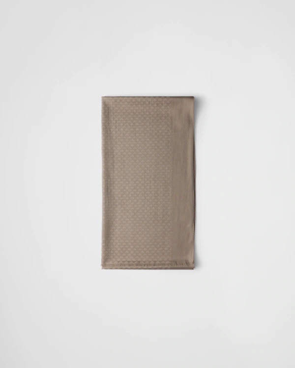 Pashmina de lã e seda