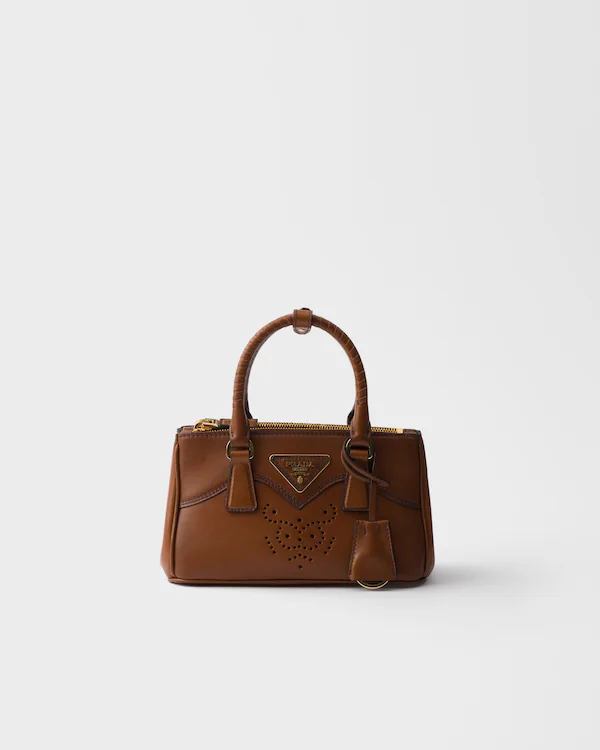 Bolsa de couro mini Galleria Prada