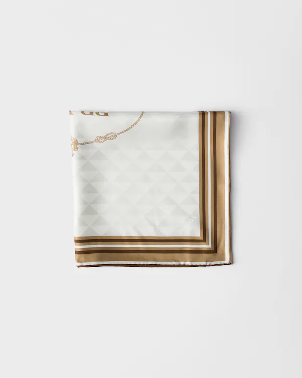 Pashmina de seda com estampa em jacquard 55
