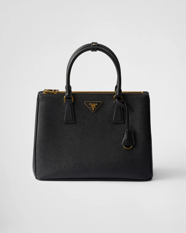 Bolsa grande de couro Saffiano Prada Galleria