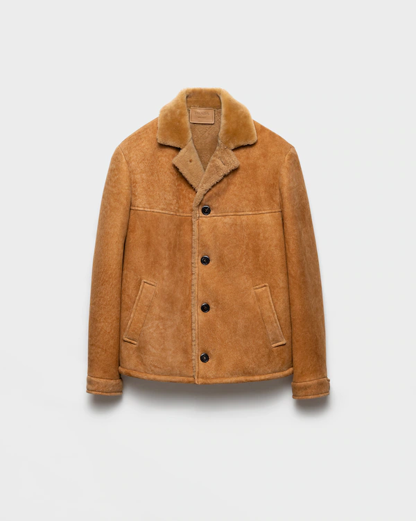 Jaqueta caban de shearling