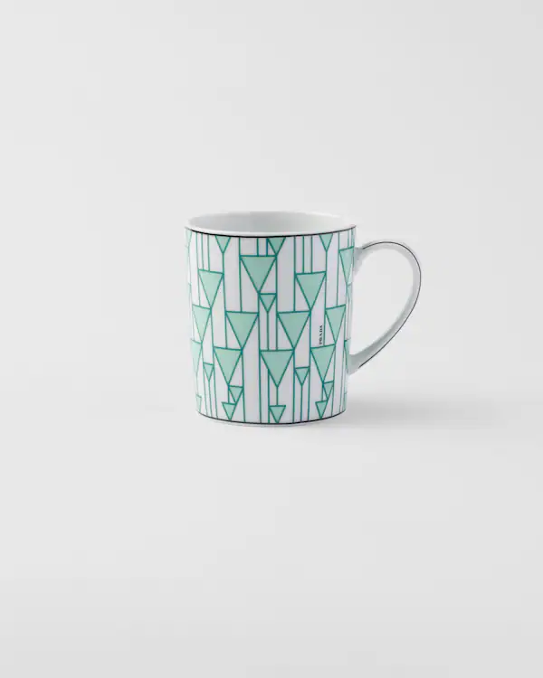 Caneca de porcelana - Verde Viena