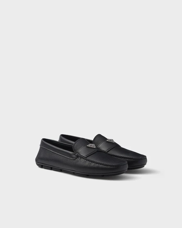 Sapatos de condução de couro
