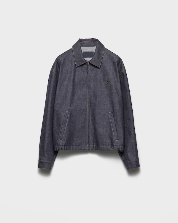 Jaqueta blouson de denim
