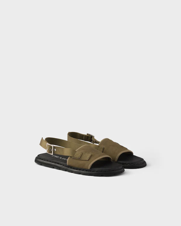 Sandalhas de tecido