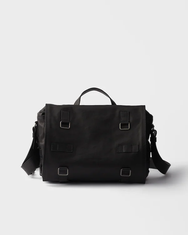 Bolsa mensageiro de couro