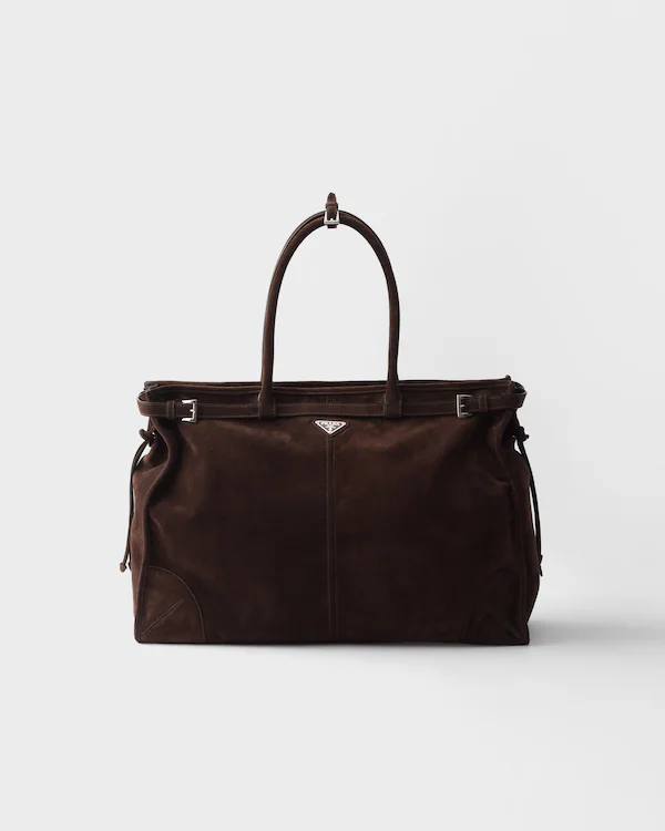 Bolsa tote de camurça Prada Bonnie