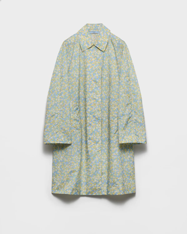 Manta de chuva re-nylon estampada