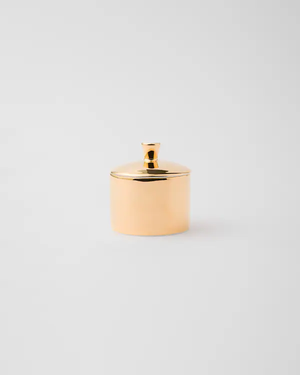 Pote de açúcar de porcelana - Ouro Maciço