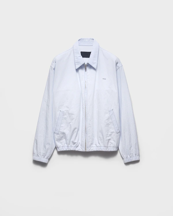Jaqueta blouson chambray