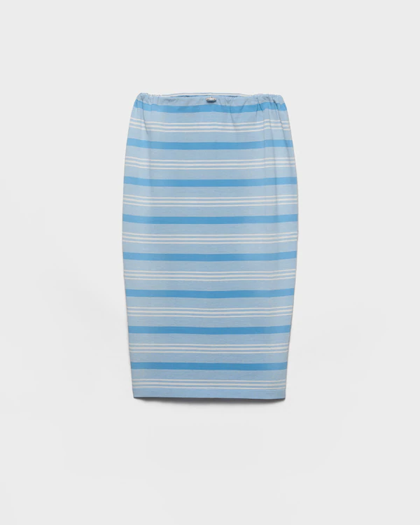 Saia estampada Bayadere piqué