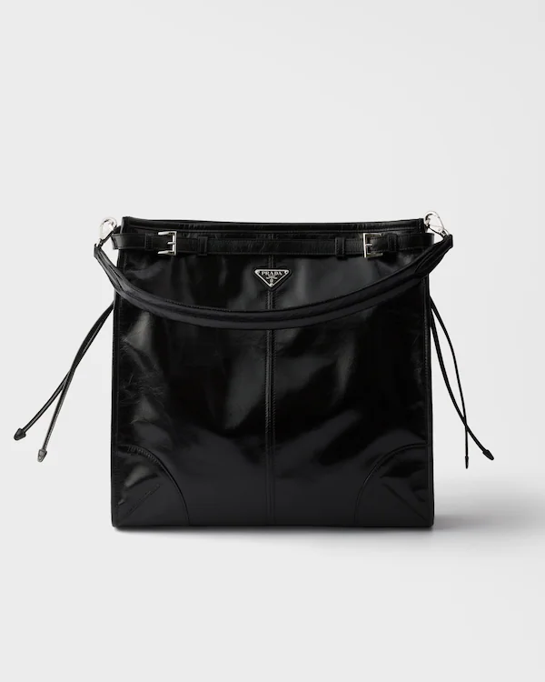 Bolsa de ombro de couro Prada Bonnie
