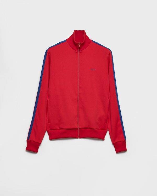 Jaqueta blouson em tecido técnico