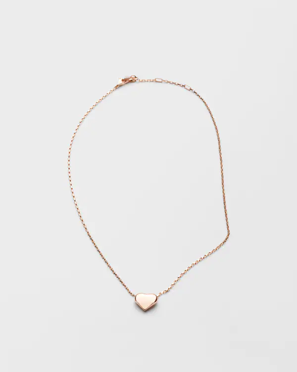 Colar Eternal Gold Nano Heart em ouro rosa